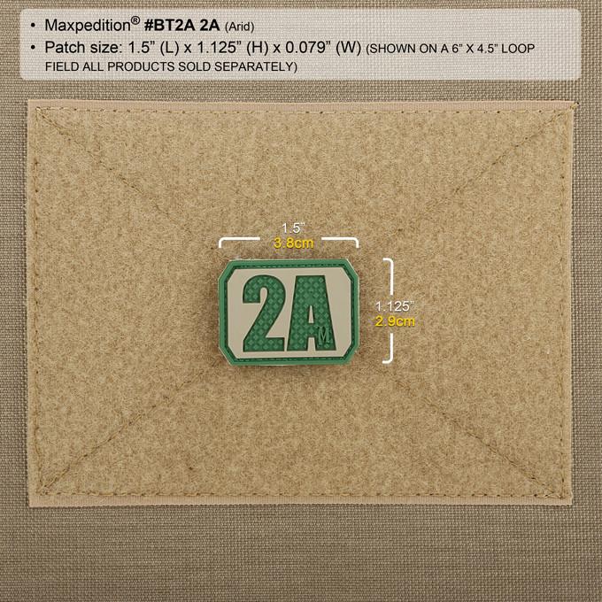 2A PATCH - MAXPEDITION, Patches, Military, CCW, EDC, Tactical, Everyday Carry, Outdoors, Nature, Hiking, Camping, Bushcraft, Gear, Police Gear, Law Enforcement
