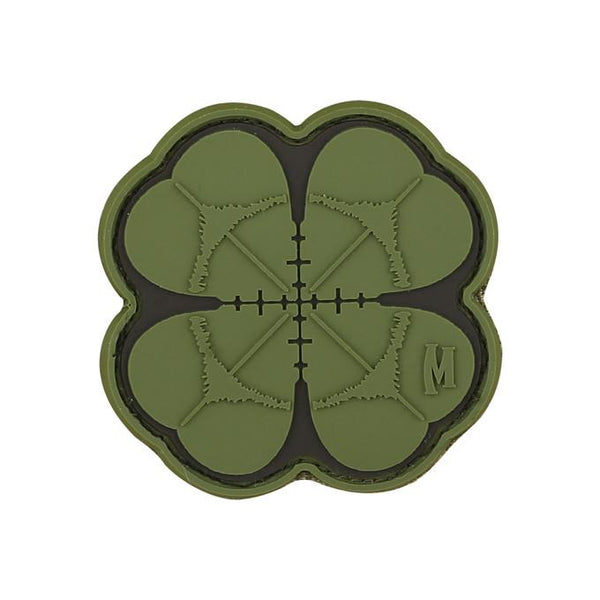 LUCKY SHOT CLOVER PATCH - MAXPEDITION, Patches, Military, CCW, EDC, Tactical, Everyday Carry, Outdoors, Nature, Hiking, Camping, Bushcraft, Gear, Police Gear, Law Enforcement