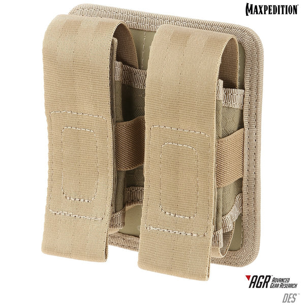 DES DOUBLE SHEATH POUCH - MAXPEDITION, Maxpedition, Military, CCW, EDC, Tactical, Everyday Carry, Outdoors, Nature, Hiking, Camping, Police Officer, EMT, Firefighter, Bushcraft, Gear.