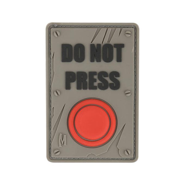 DO NOT PRESS PATCH - MAXPEDITION, Patches, Military, CCW, EDC, Tactical, Everyday Carry, Outdoors, Nature, Hiking, Camping, Bushcraft, Gear, Police Gear, Law Enforcement