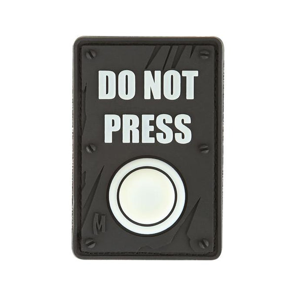 DO NOT PRESS PATCH - MAXPEDITION, Patches, Military, CCW, EDC, Tactical, Everyday Carry, Outdoors, Nature, Hiking, Camping, Bushcraft, Gear, Police Gear, Law Enforcement