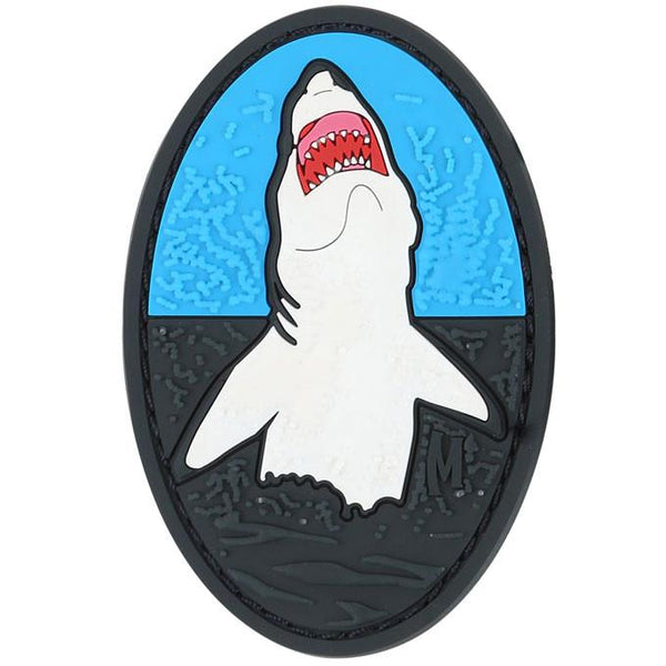 GREAT WHITE SHARK PATCH - MAXPEDITION, Patches, Military, CCW, EDC, Tactical, Everyday Carry, Outdoors, Nature, Hiking, Camping, Bushcraft, Gear, Police Gear, Law Enforcement