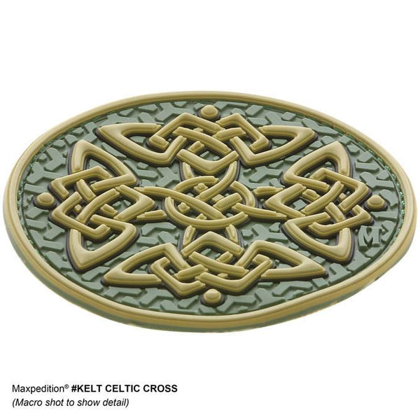 CELTIC CROSS PATCH - MAXPEDITION, Patches, Military, CCW, EDC, Tactical, Everyday Carry, Outdoors, Nature, Hiking, Camping, Bushcraft, Gear, Police Gear, Law Enforcement