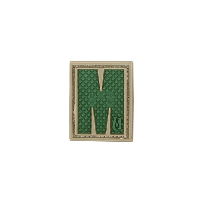 LETTER M PATCH - MAXPEDITION, Patches, Military, CCW, EDC, Tactical, Everyday Carry, Outdoors, Nature, Hiking, Camping, Bushcraft, Gear, Police Gear, Law Enforcement