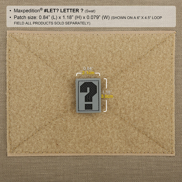 Letter ? Morale Patch (20% Off Morale Patch. All Sales are Final)