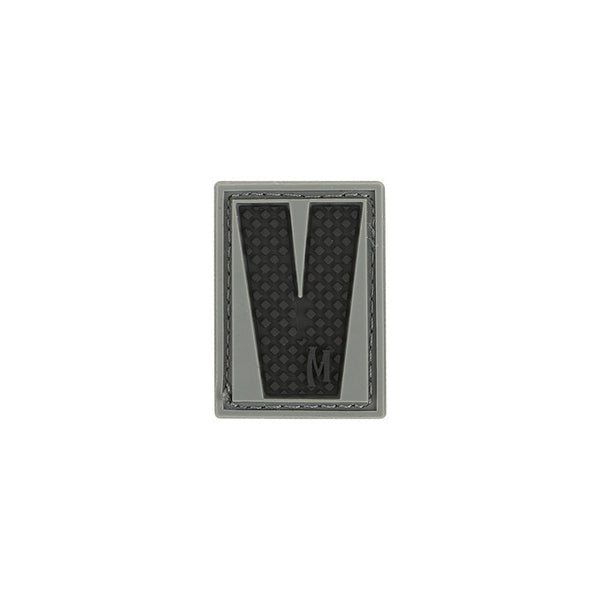 LETTER V PATCH - MAXPEDITION, Patches, Military, CCW, EDC, Tactical, Everyday Carry, Outdoors, Nature, Hiking, Camping, Bushcraft, Gear, Police Gear, Law Enforcement