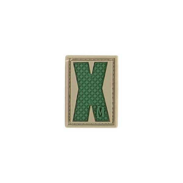 LETTER X PATCH - MAXPEDITION, Patches, Military, CCW, EDC, Tactical, Everyday Carry, Outdoors, Nature, Hiking, Camping, Bushcraft, Gear, Police Gear, Law Enforcement