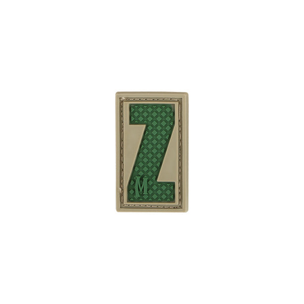 LETTER Z PATCH - MAXPEDITION, Patches, Military, CCW, EDC, Tactical, Everyday Carry, Outdoors, Nature, Hiking, Camping, Bushcraft, Gear, Police Gear, Law Enforcement