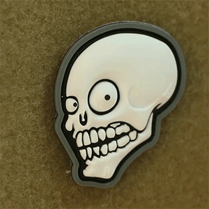 LOOK SKULL PATCH - MAXPEDITION, Patches, Military, CCW, EDC, Tactical, Everyday Carry, Outdoors, Nature, Hiking, Camping, Bushcraft, Gear, Police Gear, Law Enforcement