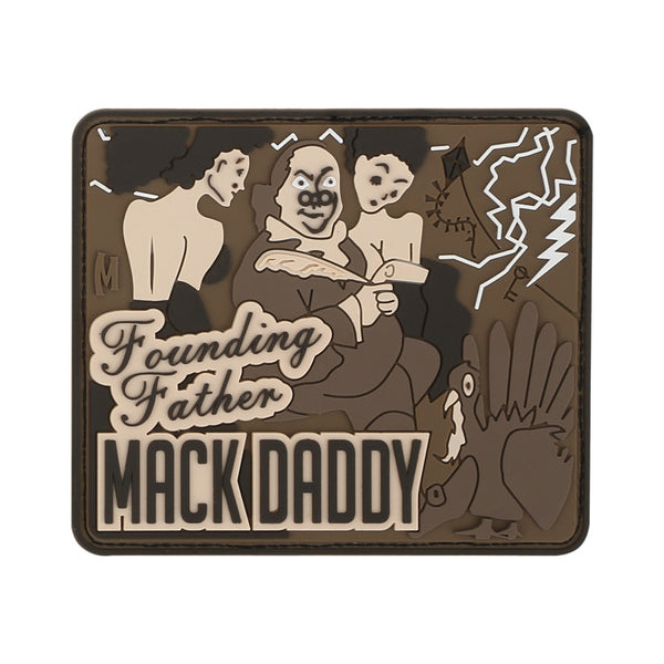 BEN FRANKLIN MACK PATCH - MAXPEDITION, Patches, Military, CCW, EDC, Tactical, Everyday Carry, Outdoors, Nature, Hiking, Camping, Bushcraft, Gear, Police Gear, Law Enforcement