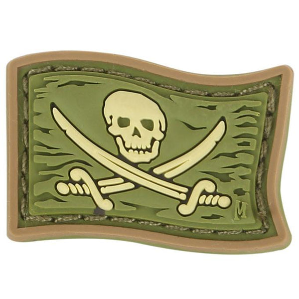 JOLLY ROGER MICROPATCH - MAXPEDITION, Patches, Military, CCW, EDC, Tactical, Everyday Carry, Outdoors, Nature, Hiking, Camping, Bushcraft, Gear, Police Gear, Law Enforcement