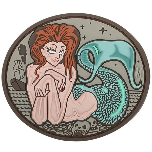 MERMAID PATCH - MAXPEDITION, Patches, Military, CCW, EDC, Tactical, Everyday Carry, Outdoors, Nature, Hiking, Camping, Bushcraft, Gear, Police Gear, Law Enforcement