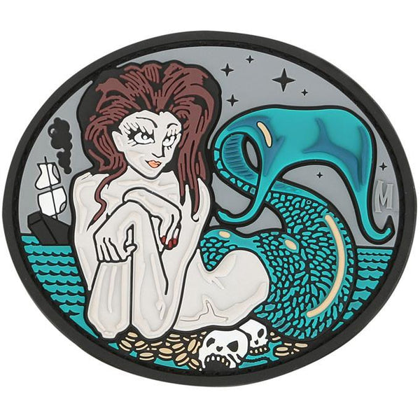 MERMAID PATCH - MAXPEDITION, Patches, Military, CCW, EDC, Tactical, Everyday Carry, Outdoors, Nature, Hiking, Camping, Bushcraft, Gear, Police Gear, Law Enforcement