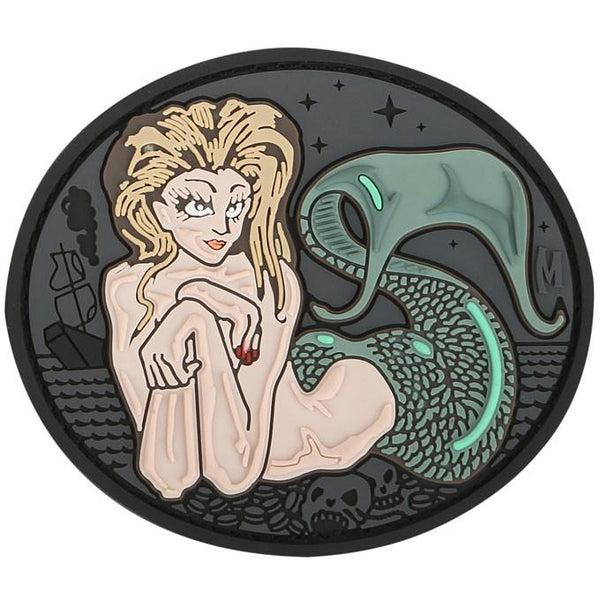 MERMAID PATCH - MAXPEDITION, Patches, Military, CCW, EDC, Tactical, Everyday Carry, Outdoors, Nature, Hiking, Camping, Bushcraft, Gear, Police Gear, Law Enforcement
