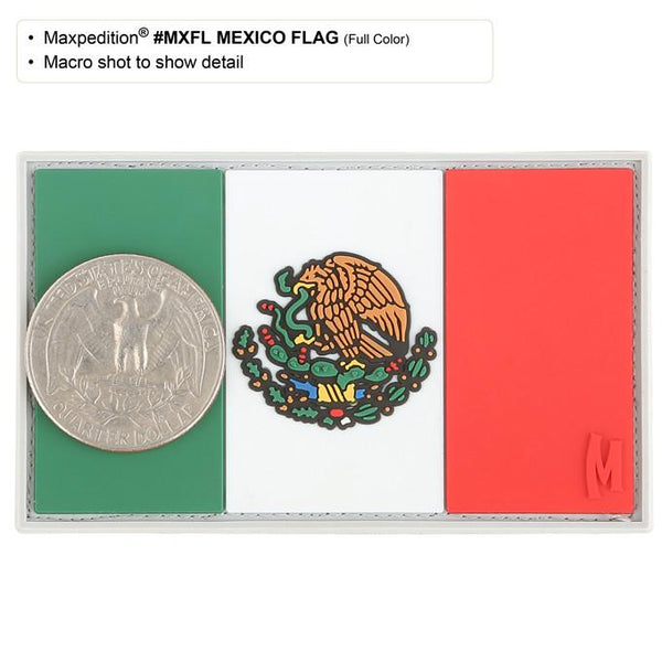 MEXICO FLAG PATCH - MAXPEDITION, Patches, Military, CCW, EDC, Tactical, Everyday Carry, Outdoors, Nature, Hiking, Camping, Bushcraft, Gear, Police Gear, Law Enforcement