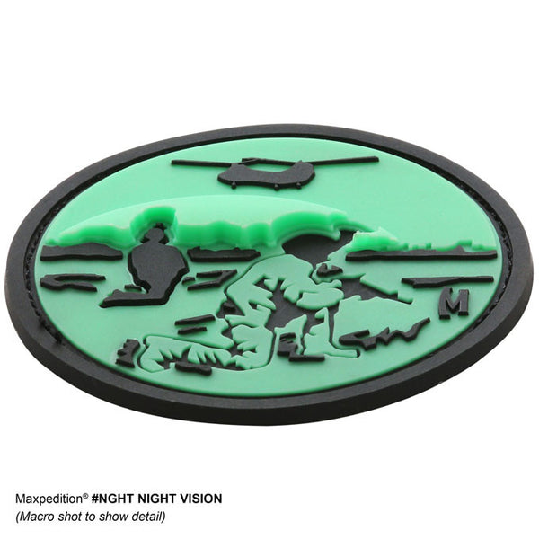 NIGHT VISION PATCH - MAXPEDITION, Patches, Military, CCW, EDC, Tactical, Everyday Carry, Outdoors, Nature, Hiking, Camping, Bushcraft, Gear, Police Gear, Law Enforcement