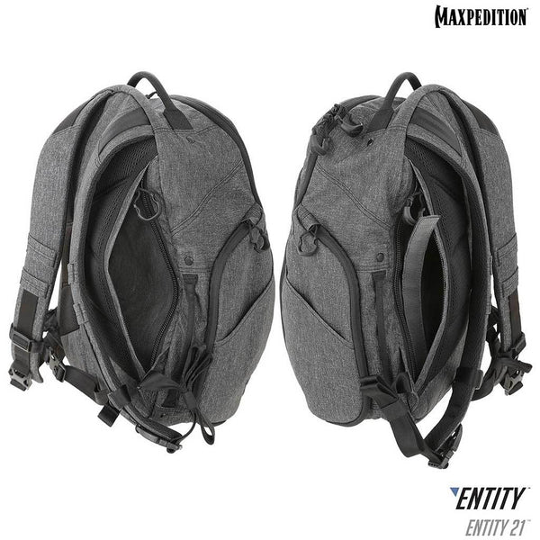 Maxpedition NTTPK19CH Entity 19 CCW-Enabled EDC Backpack 19L Charcoal