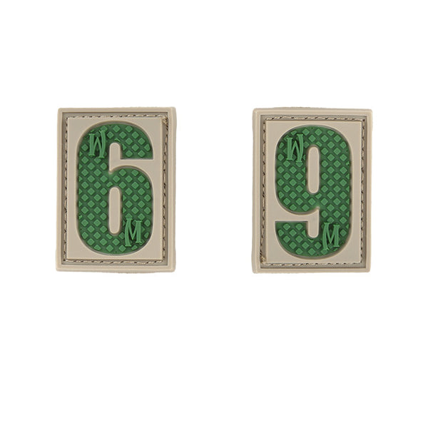 NUMBER 6/9 PATCH - MAXPEDITION, Patches, Military, CCW, EDC, Tactical, Everyday Carry, Outdoors, Nature, Hiking, Camping, Bushcraft, Gear, Police Gear, Law Enforcement