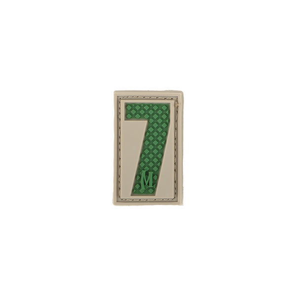 NUMBER 7 PATCH - MAXPEDITION, Patches, Military, CCW, EDC, Tactical, Everyday Carry, Outdoors, Nature, Hiking, Camping, Bushcraft, Gear, Police Gear, Law Enforcement