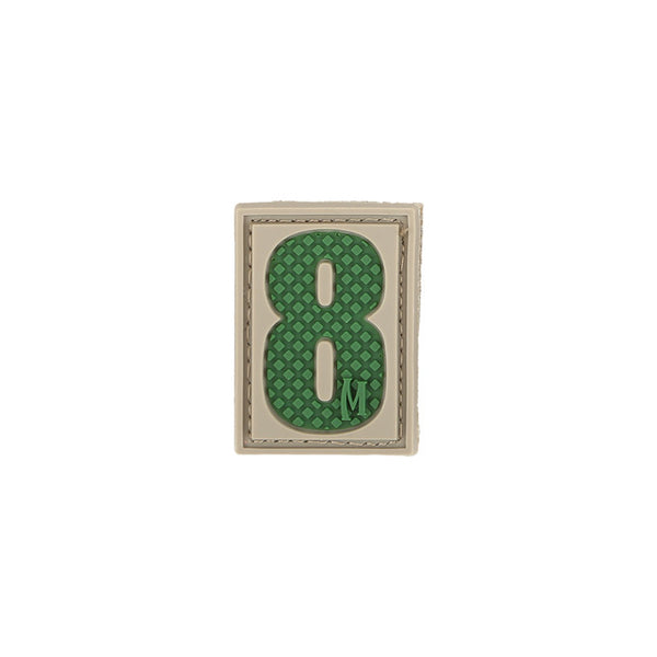 NUMBER 8 PATCH - MAXPEDITION, Patches, Military, CCW, EDC, Tactical, Everyday Carry, Outdoors, Nature, Hiking, Camping, Bushcraft, Gear, Police Gear, Law Enforcement