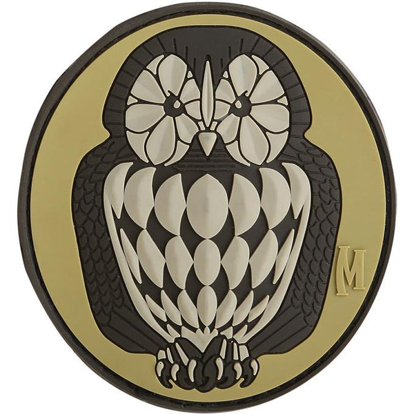 OWL PATCH - MAXPEDITION, Patches, Military, CCW, EDC, Tactical, Everyday Carry, Outdoors, Nature, Hiking, Camping, Bushcraft, Gear, Police Gear, Law Enforcement