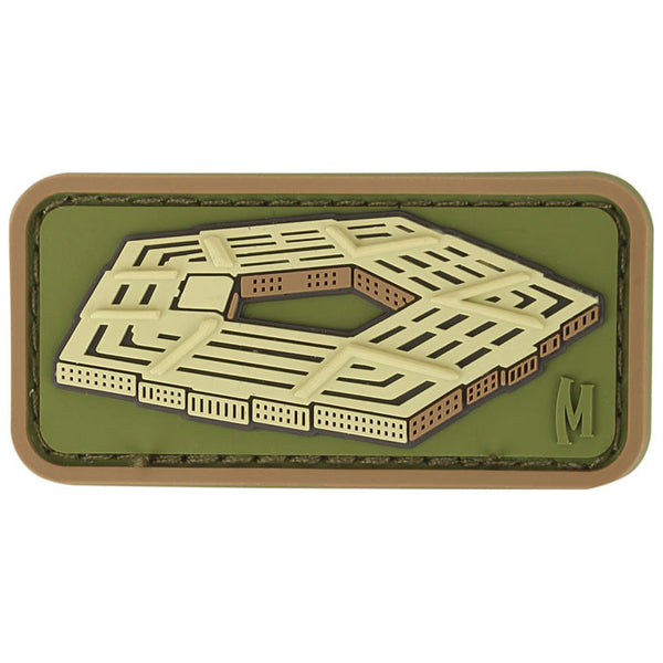 PENTAGON PATCH - MAXPEDITION, Patches, Military, CCW, EDC, Tactical, Everyday Carry, Outdoors, Nature, Hiking, Camping, Bushcraft, Gear, Police Gear, Law Enforcement