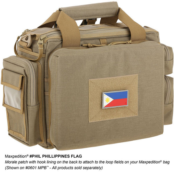 PHILIPPINES FLAG PATCH - MAXPEDITION, Patches, Military, CCW, EDC, Tactical, Everyday Carry, Outdoors, Nature, Hiking, Camping, Bushcraft, Gear, Police Gear, Law Enforcement
