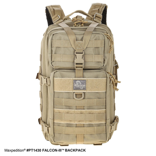 Maxpedition 0513K Falcon-II Backpack, Khaki - KnifeCenter