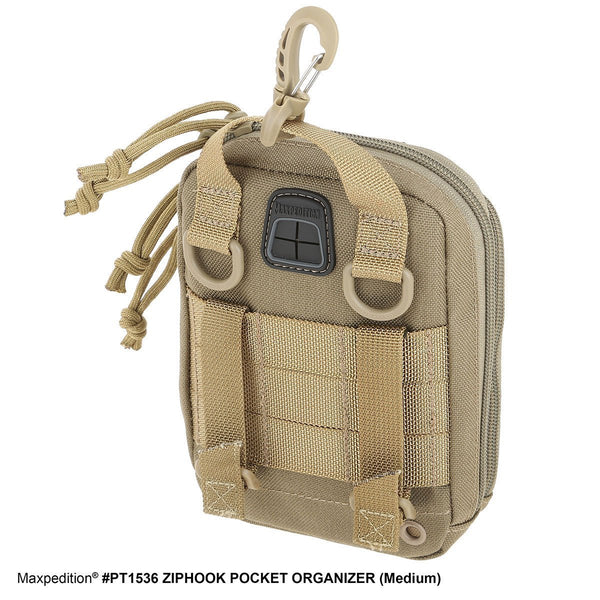 ZIPHOOK POCKET ORGANIZER (MEDIUM) - MAXPEDITION, Everyday Carry, EDC, Backpack, Tactical Gear, Law Enforcement, Police Gear, EMT, Tactical, Hiking, Camping, Outdoor, Essentials, Guns, Travel, Adventure, range.