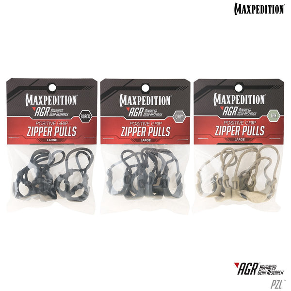 Maxpedition | Zipper Pulls | Small Black