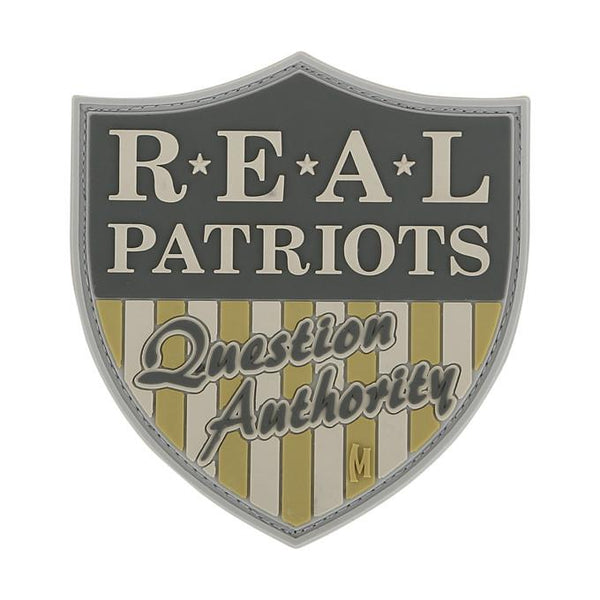 REAL PATRIOTS PATCH - MAXPEDITION, Patches, Military, CCW, EDC, Tactical, Everyday Carry, Outdoors, Nature, Hiking, Camping, Bushcraft, Gear, Police Gear, Law Enforcement