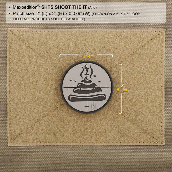 SHOOT THE IT PATCH - MAXPEDITION, Patches, Military, CCW, EDC, Tactical, Everyday Carry, Outdoors, Nature, Hiking, Camping, Bushcraft, Gear, Police Gear, Law Enforcement