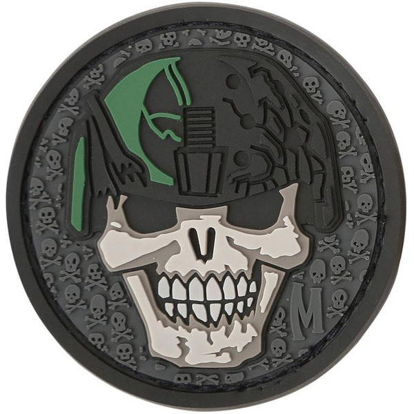 SOLDIER SKULL PATCH - MAXPEDITION, Patches, Military, CCW, EDC, Tactical, Everyday Carry, Outdoors, Nature, Hiking, Camping, Bushcraft, Gear, Police Gear, Law Enforcement