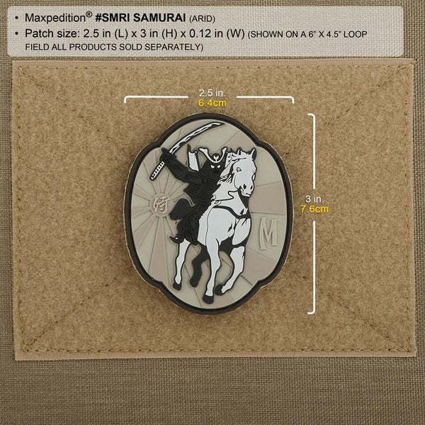 SAMURAI PATCH - MAXPEDITION, Patches, Military, CCW, EDC, Tactical, Everyday Carry, Outdoors, Nature, Hiking, Camping, Bushcraft, Gear, Police Gear, Law Enforcement