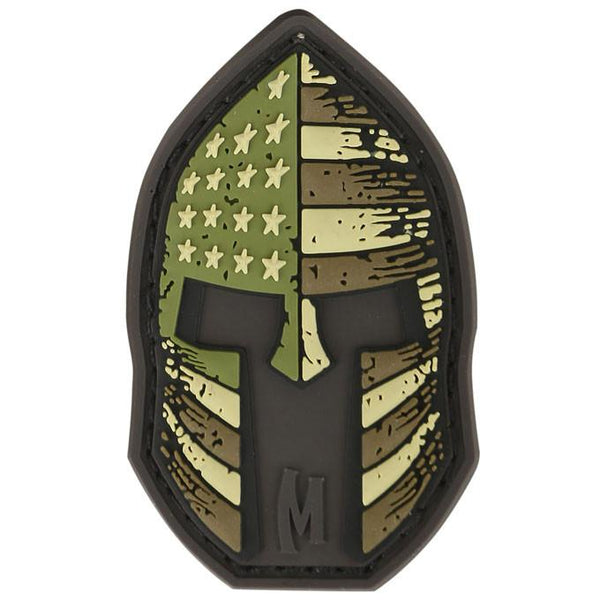 STARS AND STRIPES SPARTAN HELMET PATCH - MAXPEDITION, Patches, Military, CCW, EDC, Tactical, Everyday Carry, Outdoors, Nature, Hiking, Camping, Bushcraft, Gear, Police Gear, Law Enforcement