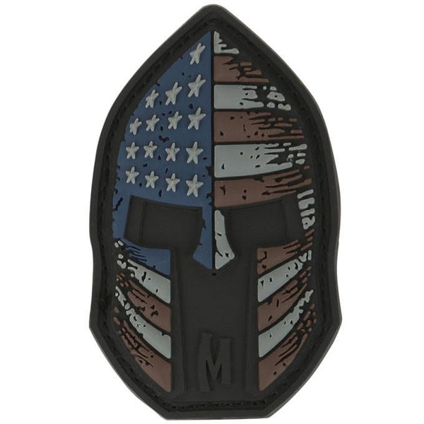 Stars and Stripes Spartan Helmet Morale Patch