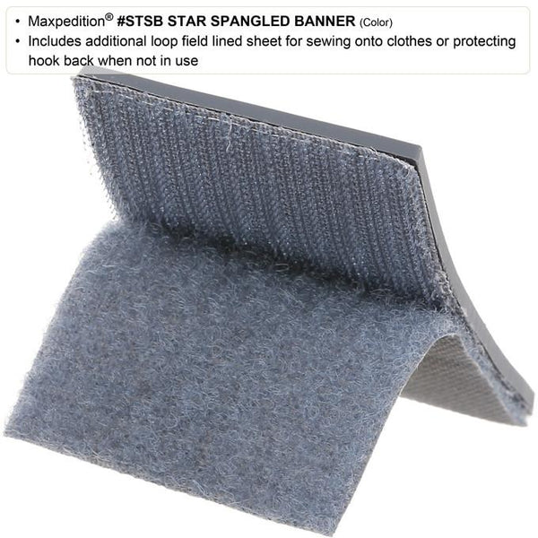 STAR SPANGLED BANNER PATCH - MAXPEDITION, Patches, Military, CCW, EDC, Tactical, Everyday Carry, Outdoors, Nature, Hiking, Camping, Bushcraft, Gear, Police Gear, Law Enforcement