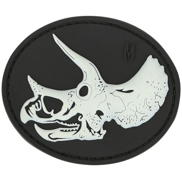 TRICERATOPS SKULL PATCH - MAXPEDITION, Patches, Military, CCW, EDC, Tactical, Everyday Carry, Outdoors, Hiking, Camping, Bushcraft, Gear, Police Gear, Law Enforcement