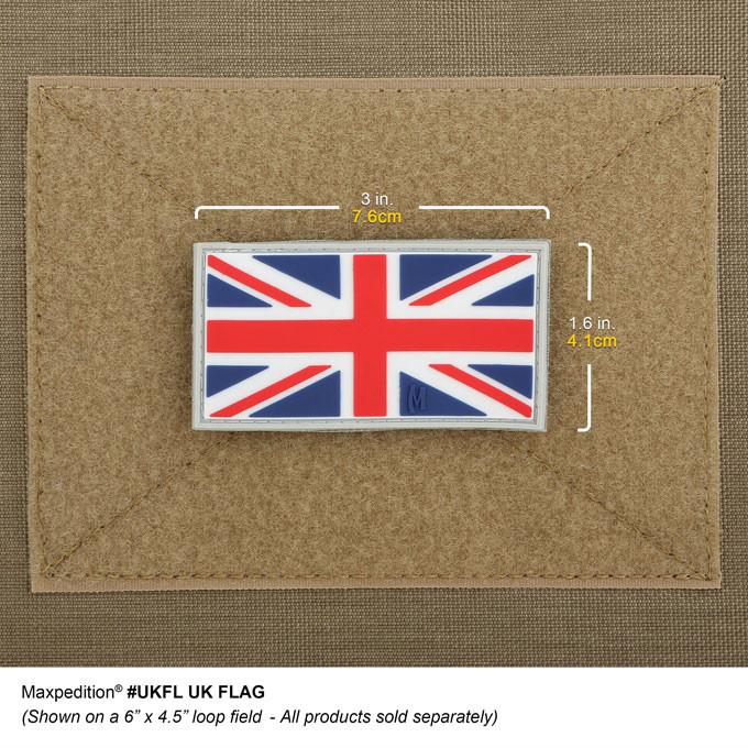 UK FLAG PATCH - MAXPEDITION, Patches, Military, CCW, EDC, Tactical, Everyday Carry, Outdoors, Hiking, Camping, Bushcraft, Gear, Police Gear, Law Enforcement