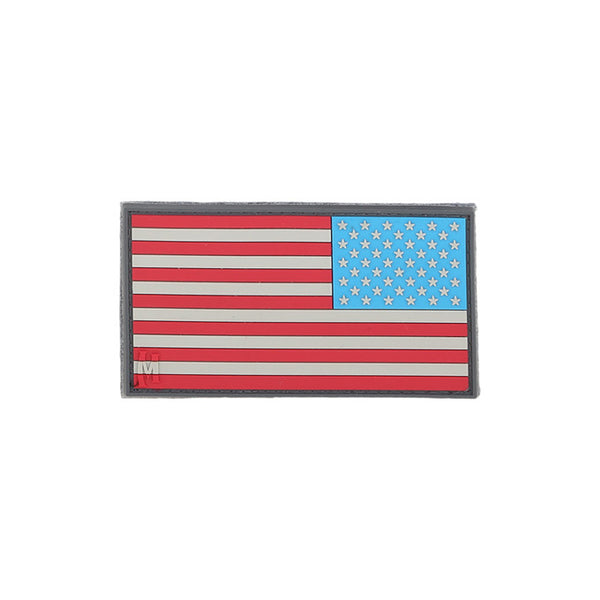 REVERSE USA FLAG PATCH (SMALL) - MAXPEDITION, Patches, Military, CCW, EDC, Tactical, Everyday Carry, Outdoors, Nature, Hiking, Camping, Bushcraft, Gear, Police Gear, Law Enforcement