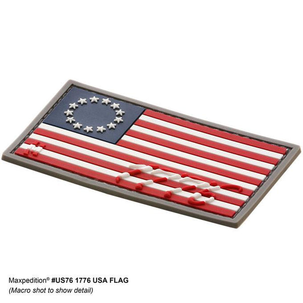 US FLAG VERTICAL SHIELD PVC MORALE PATCH – Tactical Outfitters