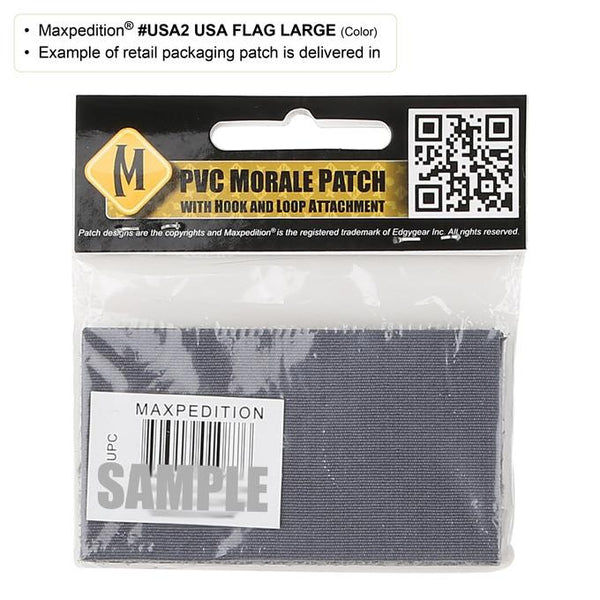 Maxpedition USA Flag Patch Large Stealth