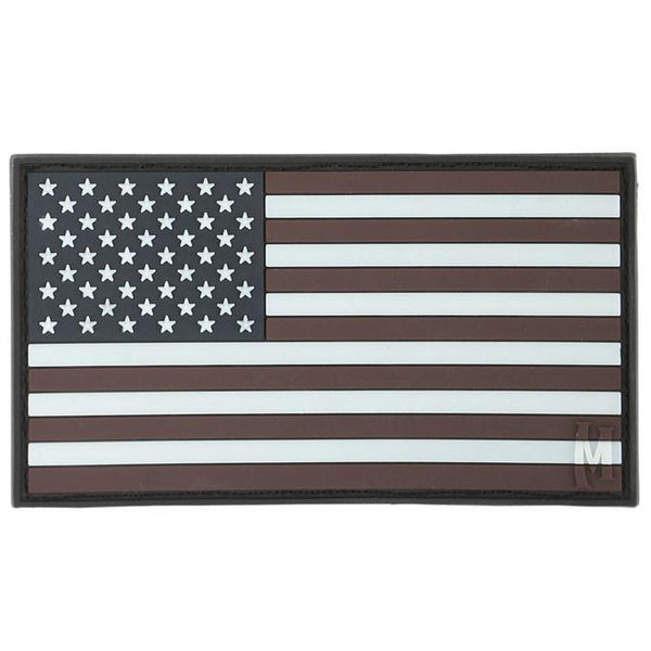 USA Flag PVC Patch with Velcro Backing – Kind of Outdoorsy