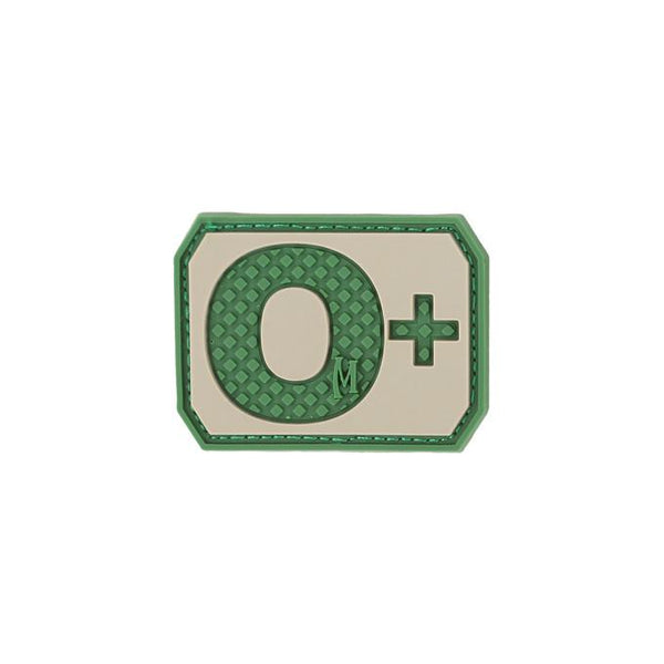 O+ BLOOD TYPE PATCH - MAXPEDITION, Patches, Military, CCW, EDC, Tactical, Everyday Carry, Outdoors, Nature, Hiking, Camping, Bushcraft, Gear, Police Gear, Law Enforcement