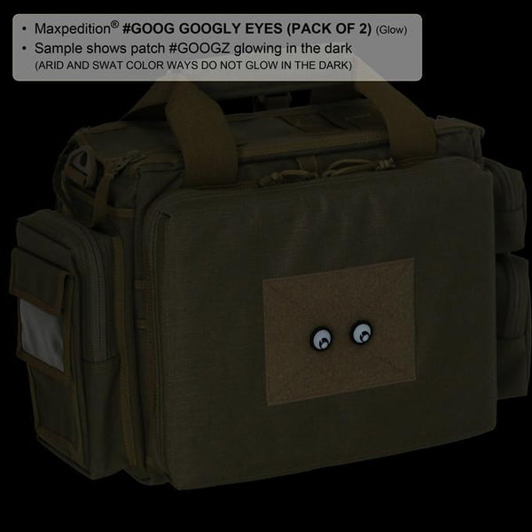 GOOGLY EYES PATCH - MAXPEDITION, Patches, Military, CCW, EDC, Tactical, Everyday Carry, Outdoors, Nature, Hiking, Camping, Bushcraft, Gear, Police Gear, Law Enforcement