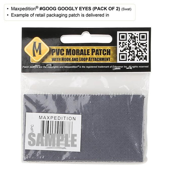 GOOGLY EYES PATCH - MAXPEDITION, Patches, Military, CCW, EDC, Tactical, Everyday Carry, Outdoors, Nature, Hiking, Camping, Bushcraft, Gear, Police Gear, Law Enforcement