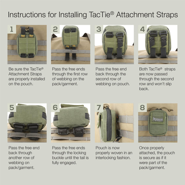 5" TacTie (Pack of 4)